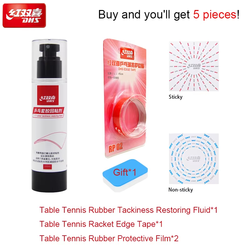 Badminton Background - DHS 100ml Gomma da ping pong