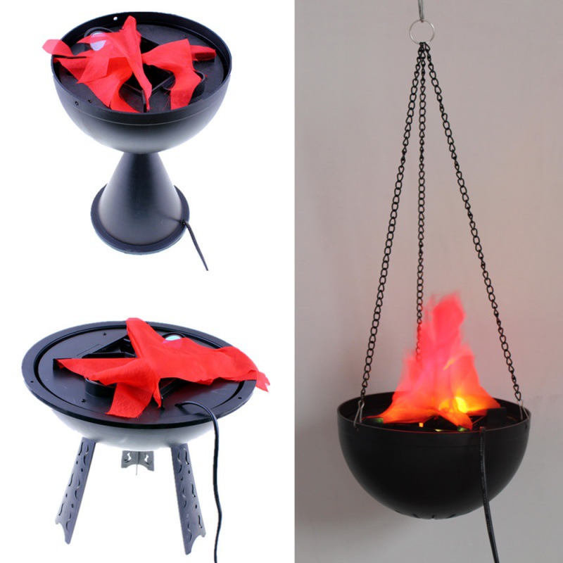 Head Racket Boom - Lampada 3D con Fiamma Finta, Simulazione