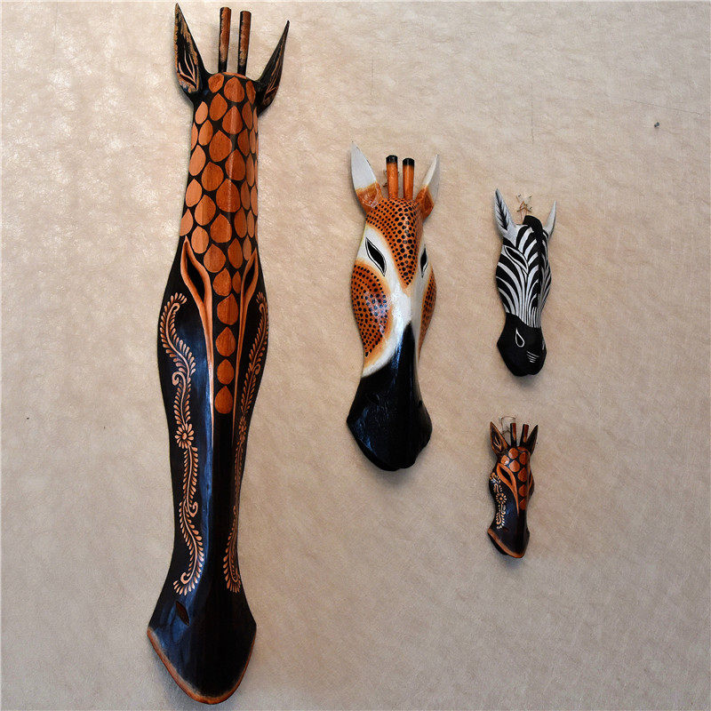 Badminton Indonesia - Scultura Figurativa Vintage in Legno Intagliato,