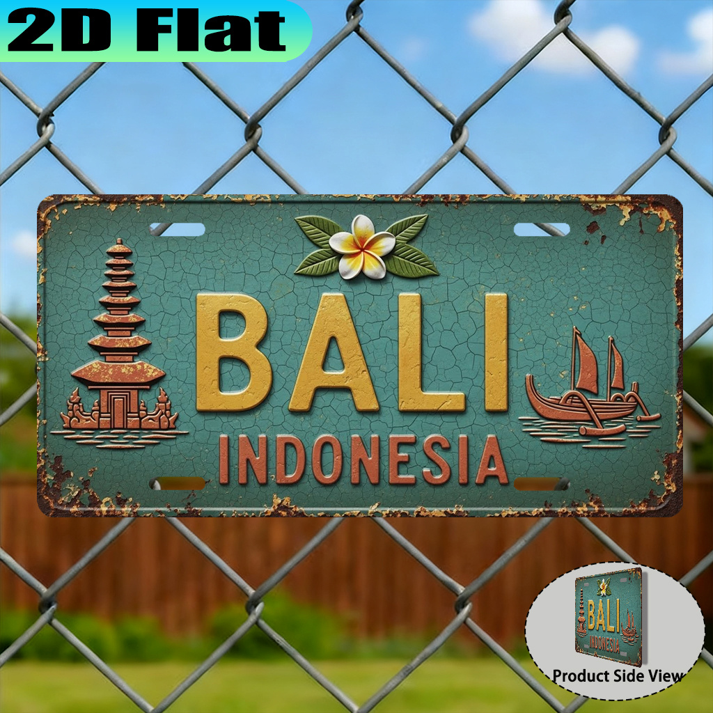 Targa in Metallo Vintage 2D Pi - Badminton Indonesia recensione e prezzo