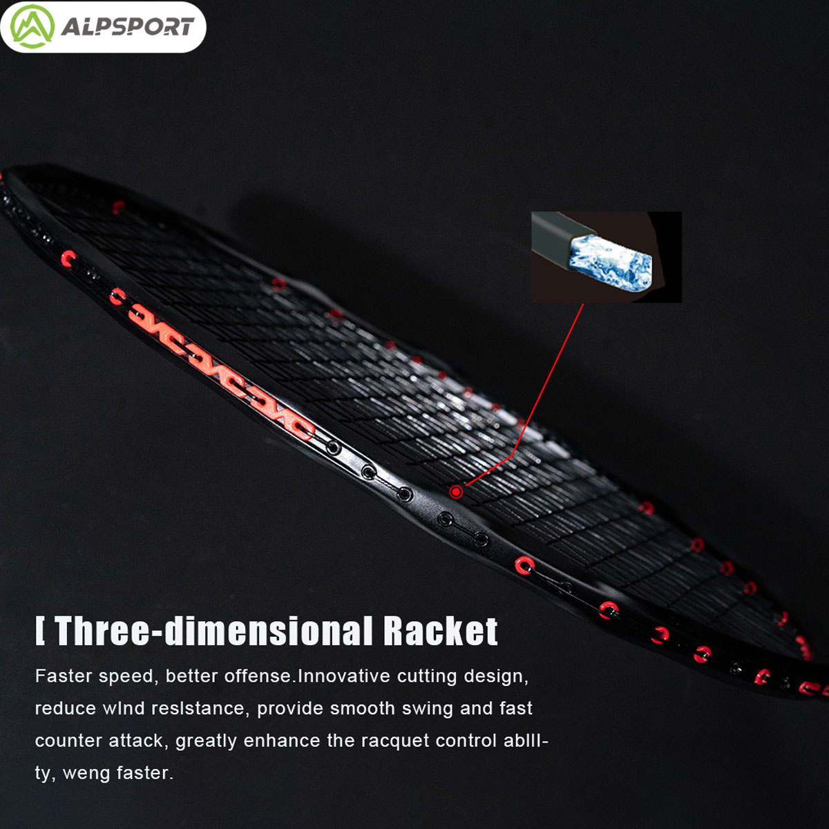 Alpsport MH-V5 5U 75g Ondulato - Badminton Background recensione e prezzo